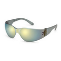 Starlite Safety Glass, Grey Frame, Gold Mirror Lens